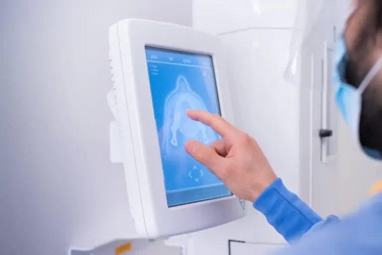 Blog 9 Touchscreen della TAC 3D durante l’impostazione dell’esame